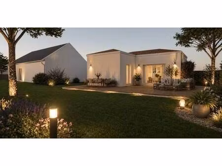 terrain avec maison neuve à vendre