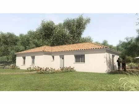terrain avec maison neuve à vendre