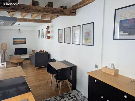 ? t2 meublé 37 m² – fontainebleau centre – calme absolu – dispo fin mai