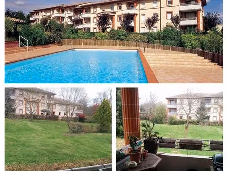 particulier loué t2 44m2 st jean avec piscine