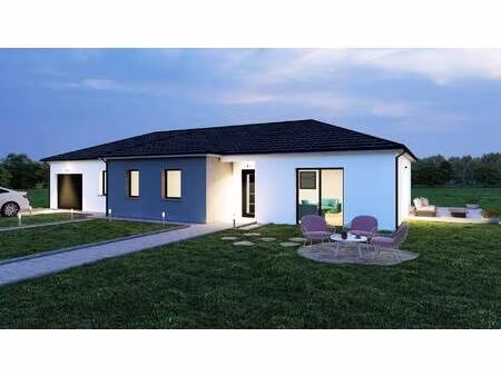 terrain avec maison neuve à vendre