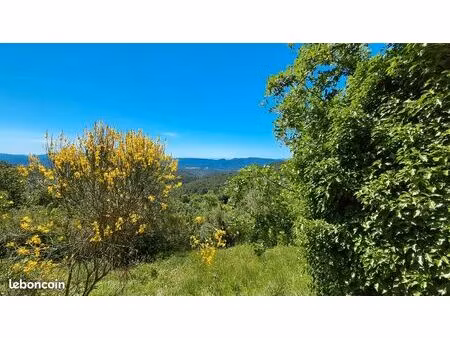 vvente terrain 11000 m2 havre de paix seillans vue exceptionnelle