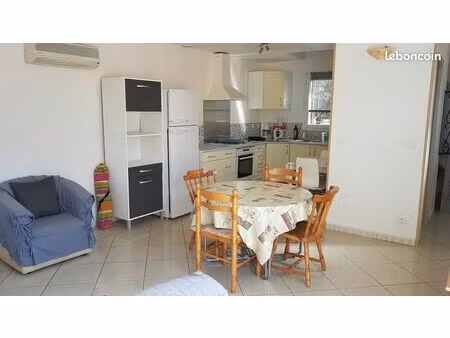 ? maison t2 meublée 60 m² – jardin  clim & tout compris (bouillargues)