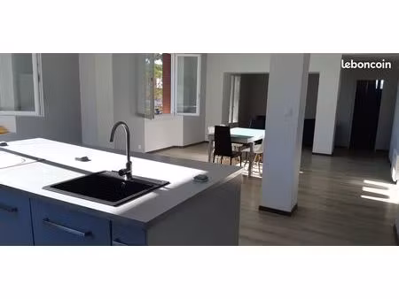 grand appartement p3 meublé  105+60m²