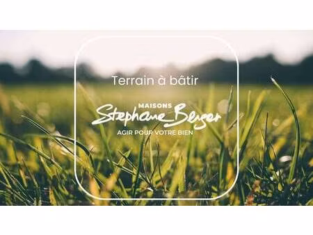 terrain constructible à vendre