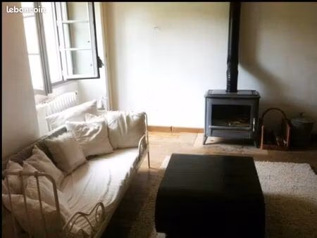 maison de charme en pierre 4p – cœur de village – grez-sur-loing