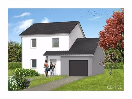 terrain avec maison neuve à vendre