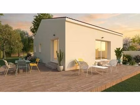 terrain avec maison neuve à vendre