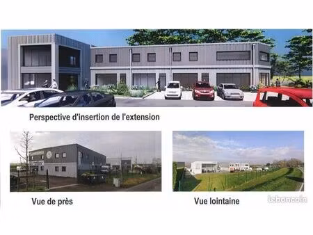 bureaux  local commercial 176 m² criquebeuf sur seine