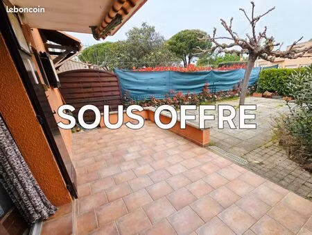 (sous offre) studio avec terrasse et jardin