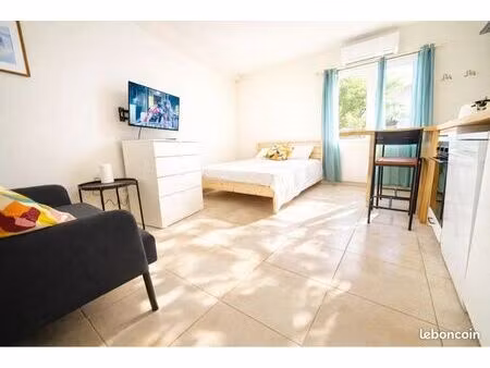 studio avec jardin tout compris moyenne durée