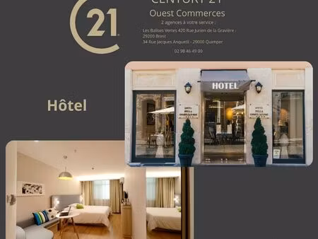 fonds de commerce hôtel  restaurant quimper