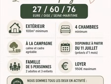 recherche maison à louer