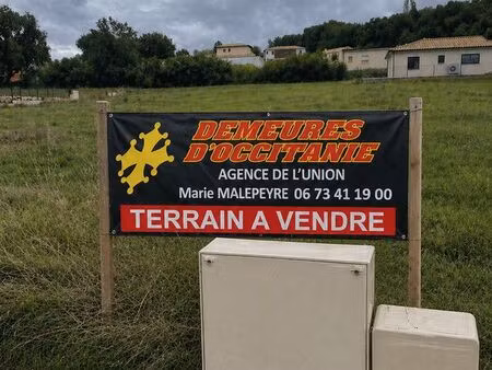 gragnague centre : terrain prêt à bâtir (389 m²)