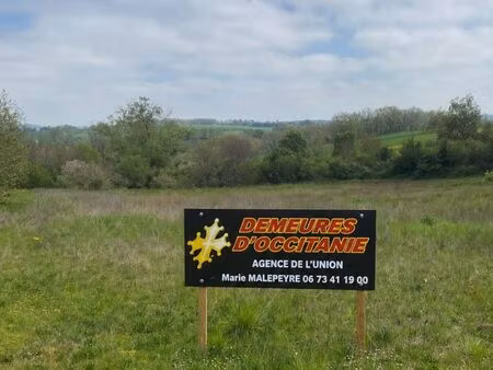 roquesérière : terrain 634 m² viabilisé