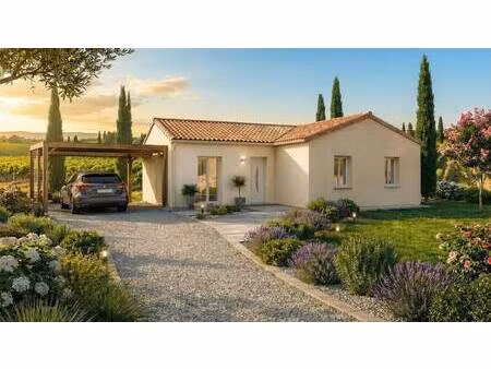 terrain avec maison neuve à vendre