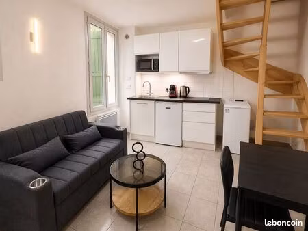 duplex meublé refait à neuf – vieux vichy – dpe b