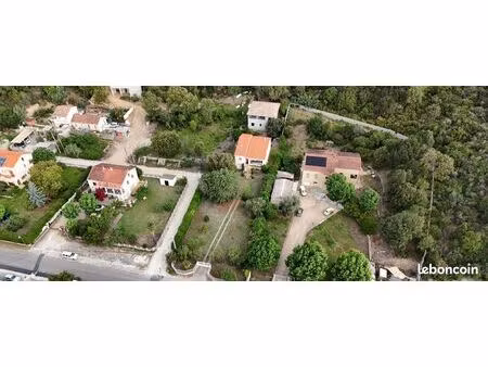 vends terrain de 755 m2 « mare e monti »  à 10 min de la mer  constructibilité 226 m² - ag
