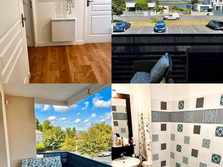 t3 rénové avec balcon  piscine  parking – 62 m²