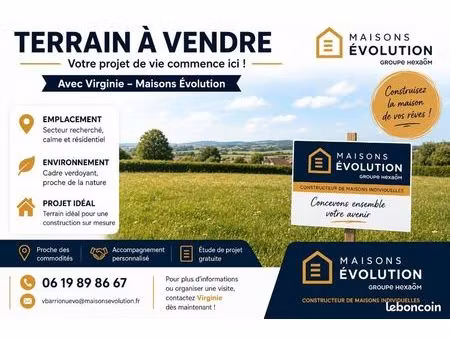 terrain 565 m² saintry sur seine