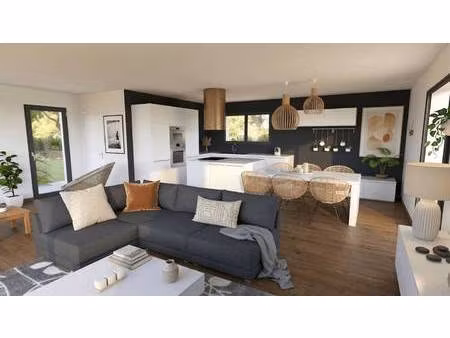 terrain avec maison neuve à vendre