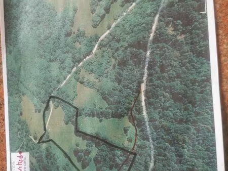 terrain avec granges et cabane