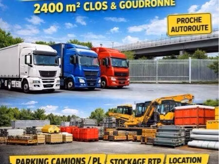 terrain de stockage