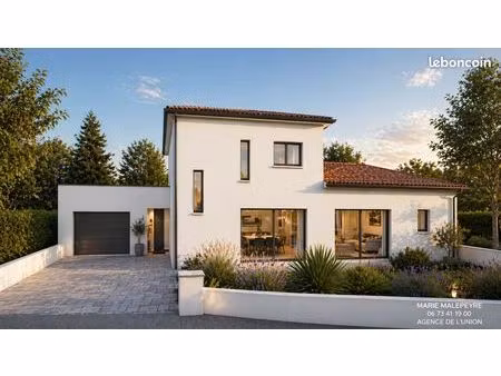 construisez votre maison 120 m² avec suite parentale et jardin à verfeil
