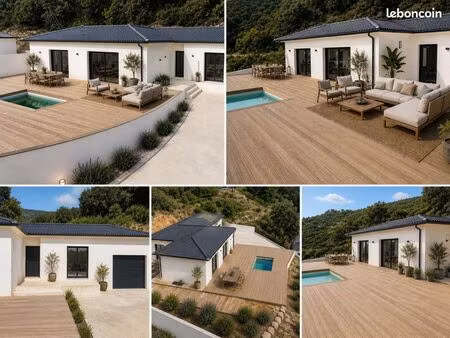 villa contemporaine f4 avec piscine – secteur ajaccio