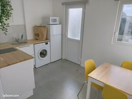 appartement meublé 45m² avec jardin