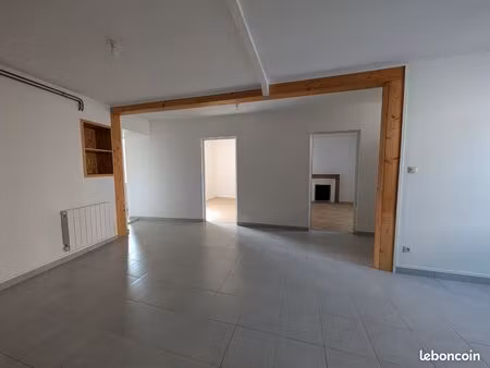 appartement rdc centre ville t3 64 m2