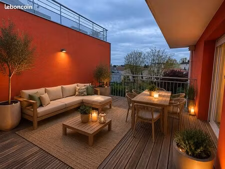 appartement 3 pièces 63 m²