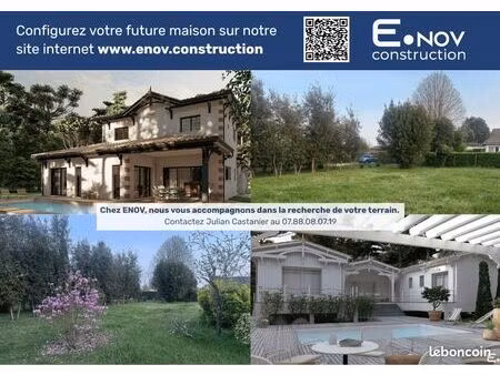 terrain 1 100 m² leognan
