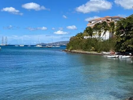 loue joli t2 climatisé sur la plage de l’anse mitan