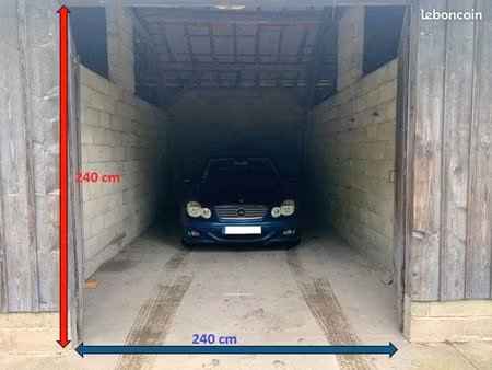 garage box 24 m2 - portes hautes