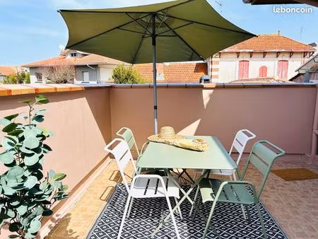 appartement terrasse centre ville andernos