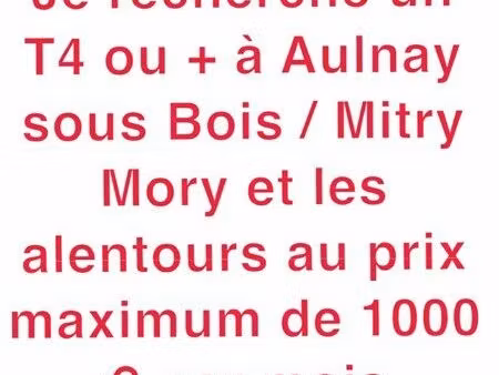 appartement t4 ou +