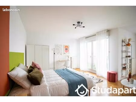 chambre 1 pièce 14 m²