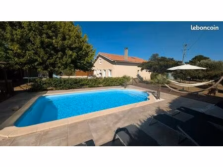 grande maison familiale avec piscine chauffée  cheminée & beaux volumes – 217 m² sur 1700 
