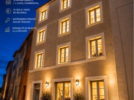 10 500/mois – immeuble 11 lots – cash-flow immédiat – rare