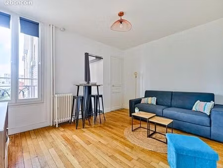studio meublé 20m2 – saint-ouen-sur-seine (libre immédiatement)