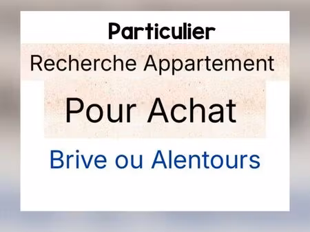 recherche appartement achat