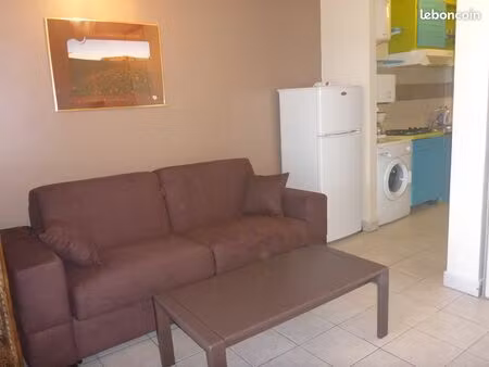 studio meublé tout confort à la résidence les aigrettes