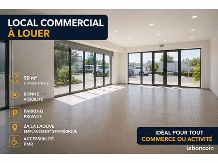 za la laouve - local 90m² à louer
