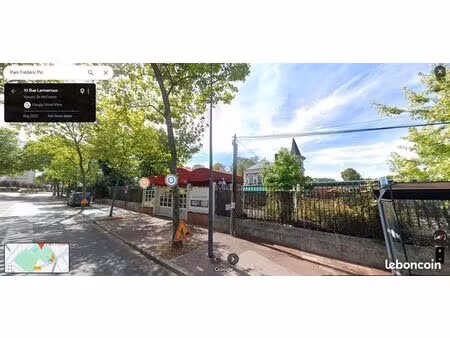 terrain vanves constructibilité 263 m2: paris 2 kms  gare de clamart 5 min