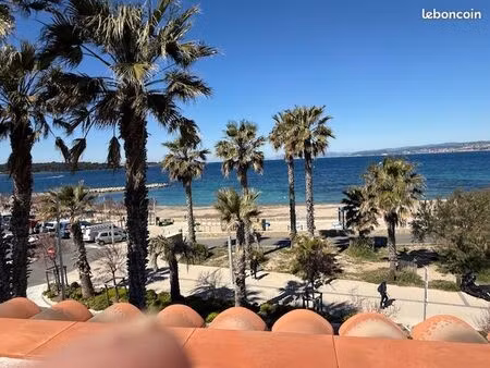 duplex front de mer face plage