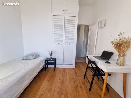 chambre lumineuse en maison avec jardin – nogent centre – accès paris 20 min