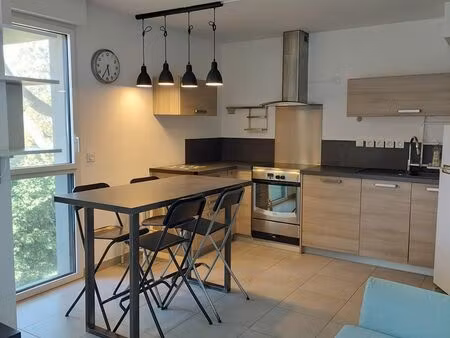 location appartement meublé 2 pièces avec terrasse  parking et garage à vélos – 45 m²