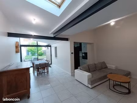 maison meublée t3 avec jardin  terrasse et garage – emplacement idéal