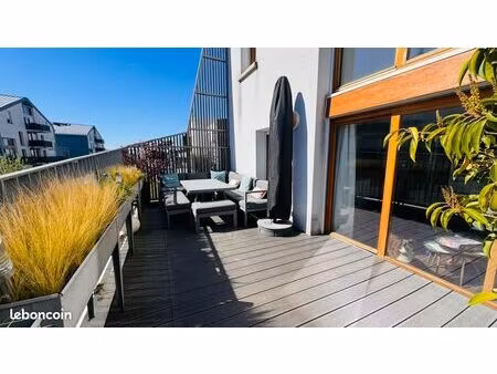 duplex lumineux 93 m² avec grande terrasse – herblay-sur-seine